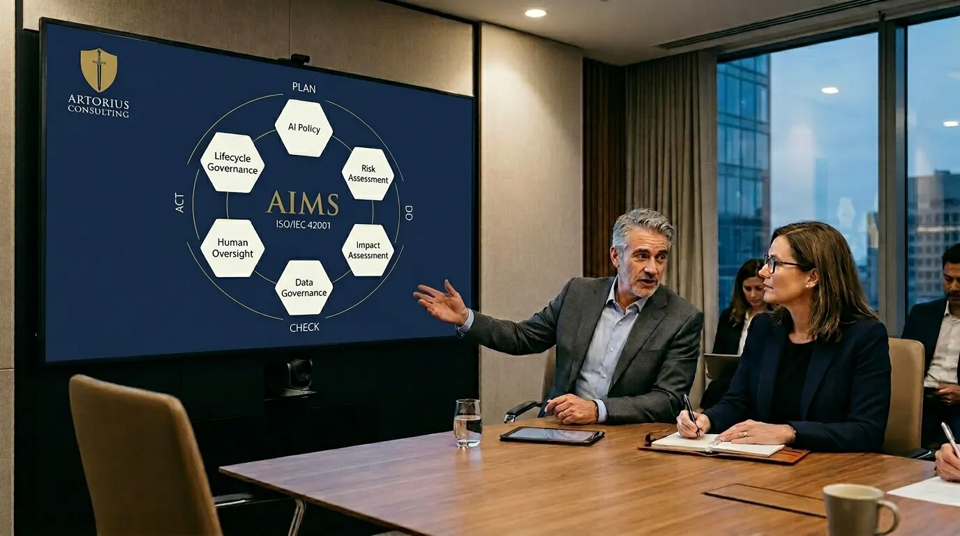 AIMS Framework – AI Governance Beratung von Artorius Consulting